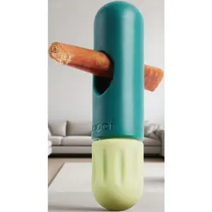 Durable Dog Chew Holder for Safe Play - Long-Lasting Chew Toy Alternative - Easy to Clean Pet Chew Holder - No Swallowed Ends - Reusable Dog Toy for Aggressive Chewers bark  box  toy  inside toybox canine interactive  feeder