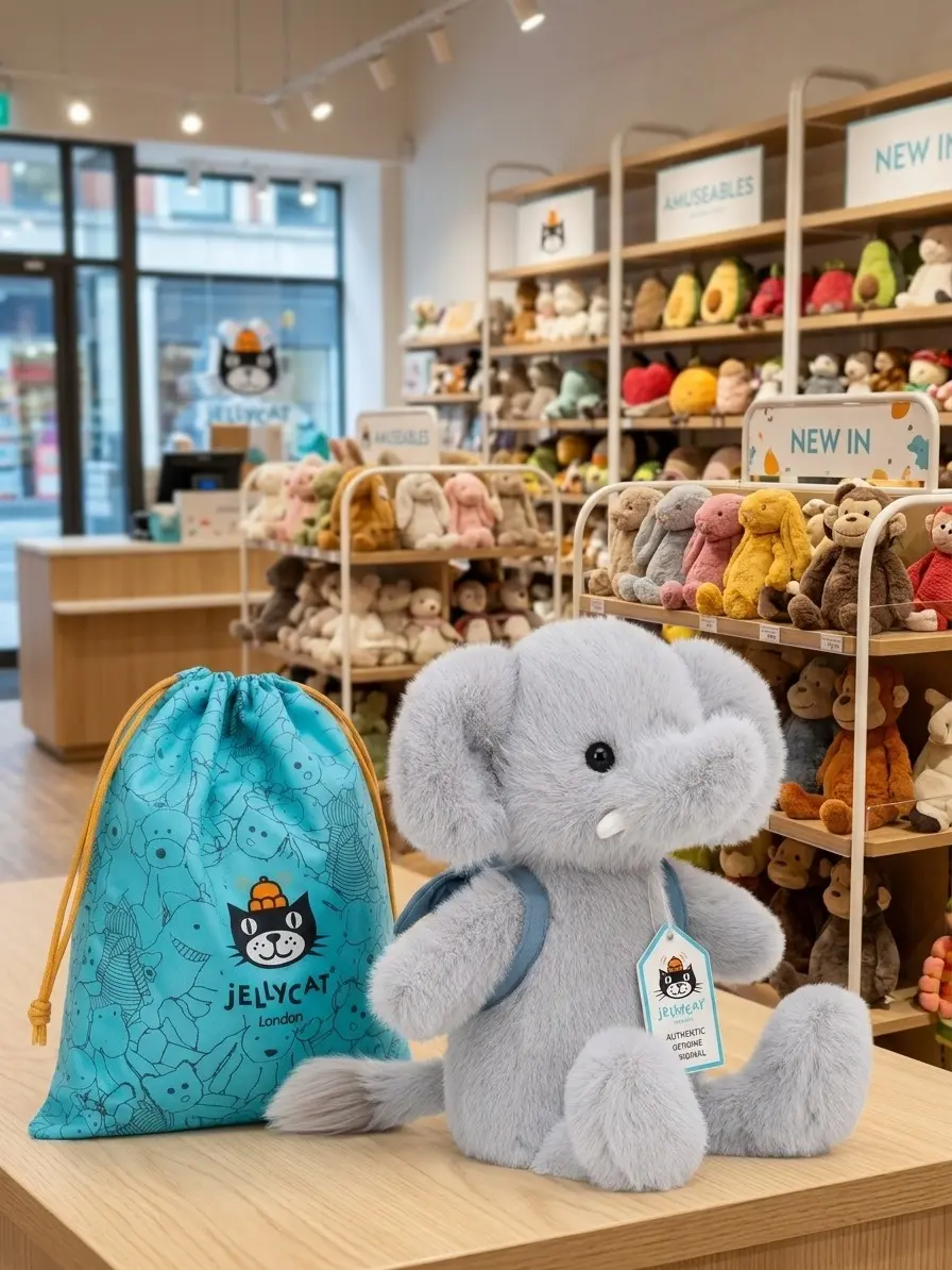 Backpack Elephant by Jellycat | 100% Authentic | In Stock USA | Free Official Jellycat Gift Bag | Limited Stock
