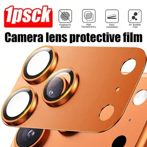 iPhone 17 Pro Max/17 pro Camera Lens Protector Film, Military Grade Anti-Shatter, Strong Adhesion, 9h+ Tempered Glass, Full Coverage