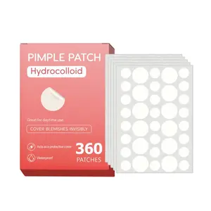 360pcs Water Gel Patches, Invisible Blemish Relief Care and Concealer Patches, Hydrocolloid Acne Patch, Lightweight Comfortable Facial Cleansing, Pore Refining, Suitable for All Genders