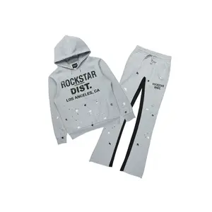 Scottie Heather Grey Hoodie/Baggy Track Pant Set