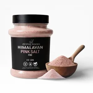 100% Organic Himalayan Pink Salt – Fine Grind for Flavorful Cooking & Seasoning | 2.2 lbs