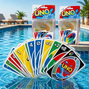 Waterproof Clear Plastic Playing Cards - Pool Beach Camping Card Games for Family Kids Adults - 1 Deck Classic Card Set, Summer Outdoor Travel Party Gift