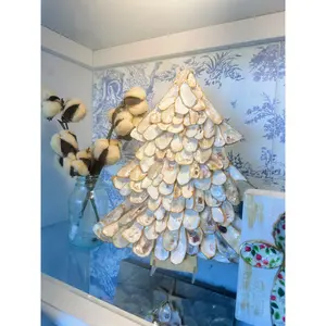 Cutout Oyster Shell Christmas Tree Home Decor christmas  tree christmas decorations