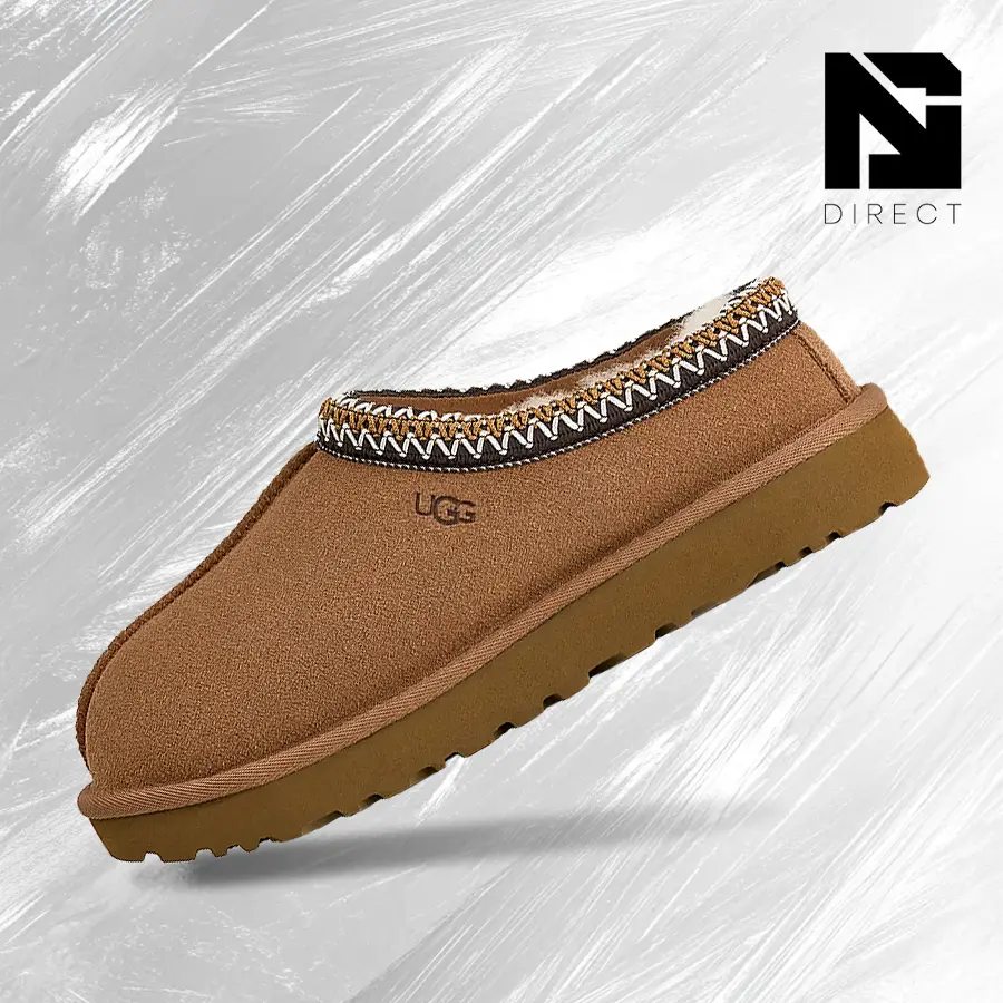UGG Tasman II Slipper Chestnut (Women's)- Women's Cozy Indoor-Outdoor & Snow Day Wear Shoes With Cloud-Level Comfort, Low-Profile Casual Design For Autumn Winter-Back-To-School–Snow Boots-1174470 CHE, Us Sizes, Us7