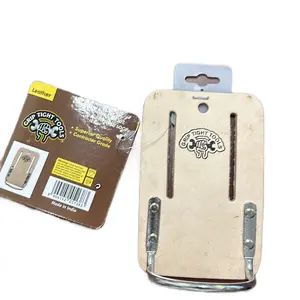 Fixed Leather hammer holder with steel loop contractor grade