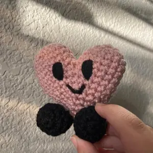 Handmade Crochet Heart Plush