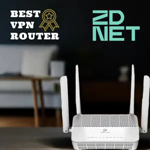 Privacy Hero VPN Router – #1 VPN Router on ZDNET, Plug-and-Play Wi-Fi Security with 1-Year NordVPN Included