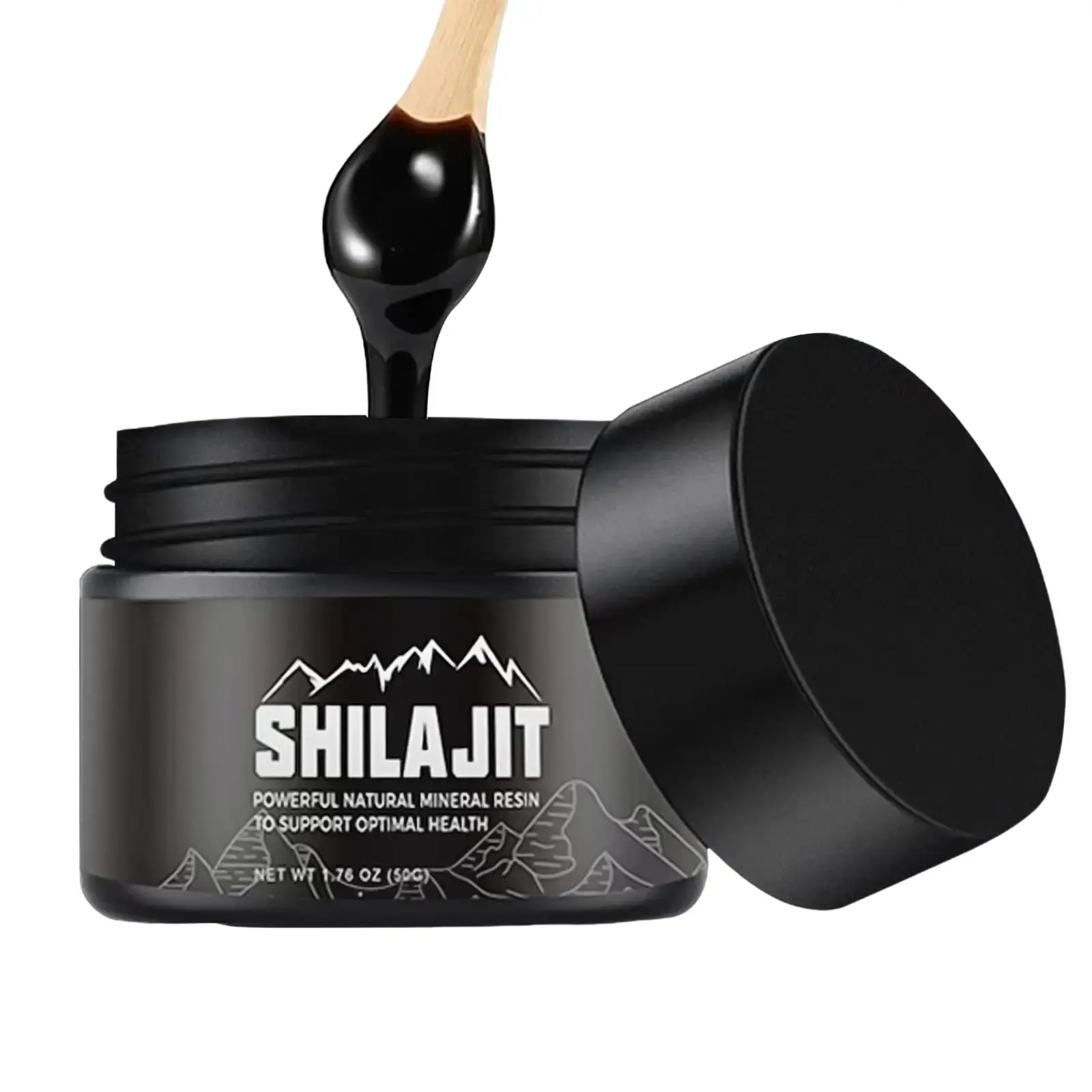 Pure Himalayan Organic Shilajit Resin - 600mg Maximum Potency Natural Organic Shilajit Resin with 85+ Trace Minerals & Fulvic Acid for Energy, Immune Support, 30 Grams (4 Pack)