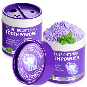 Sefudun Teeth Brightening Powder Teeth Whitening Powder 35g, Stain Removal, Fresh Breath, Promotes Dental Health, Oral Care Supplement