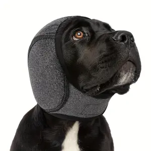 Thickened and oversized dog earmuffs for swimming, noise-reducing calming hat, warm hoodie 0kg with noise-reducing earmuffs available