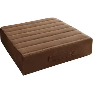 Thick Replacement Couch Cushions, Upholstery  with Washable Covers for Sofa Cushion Chair Meditation - 24 x 24 x 5 Inch | High Density , Coffee