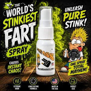 Liquid Ass Spray - Authentic Fart Prank Spray with Realistic Odor for Lasting Humor - Non-Staining & Portable - Made in USA