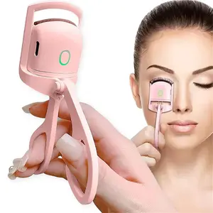 ✨Rechargeable Heated Eyelash Curler，2 Heating Modes for Long-Lasting Curls | Smart Temperature Control Curling Tool | Portable Eye Makeup Tool