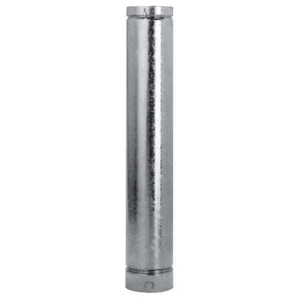 DuraVent 5BV48 Galvanized Steel Rectangular B-Vent Pipe, 5x48 in Large Home Appliance Part & Accessory