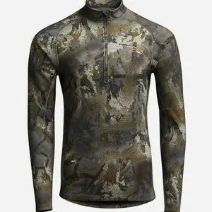 Heavyweight Half Zip Realtree Camo Long Sleeve Zip Shirt | Outdoor Performance Wear