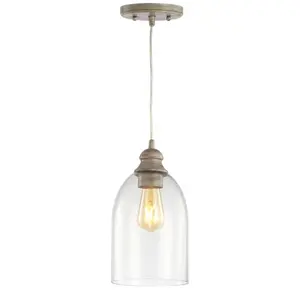 JONATHAN Y Trisha Farmhouse Resin Spindle LED Floor Lamp; for Living Room,Bedroom, Kitchen, Office