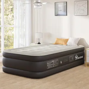 YITAHOME Twin/Twin XL Air Mattress Elevated Inflatable Mattress Blow Up Mattress for Camping, Home, & Portable Travel
