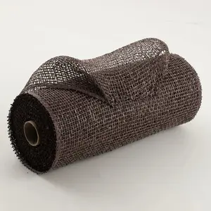 Poly Burlap Mesh Chocolate/Brown