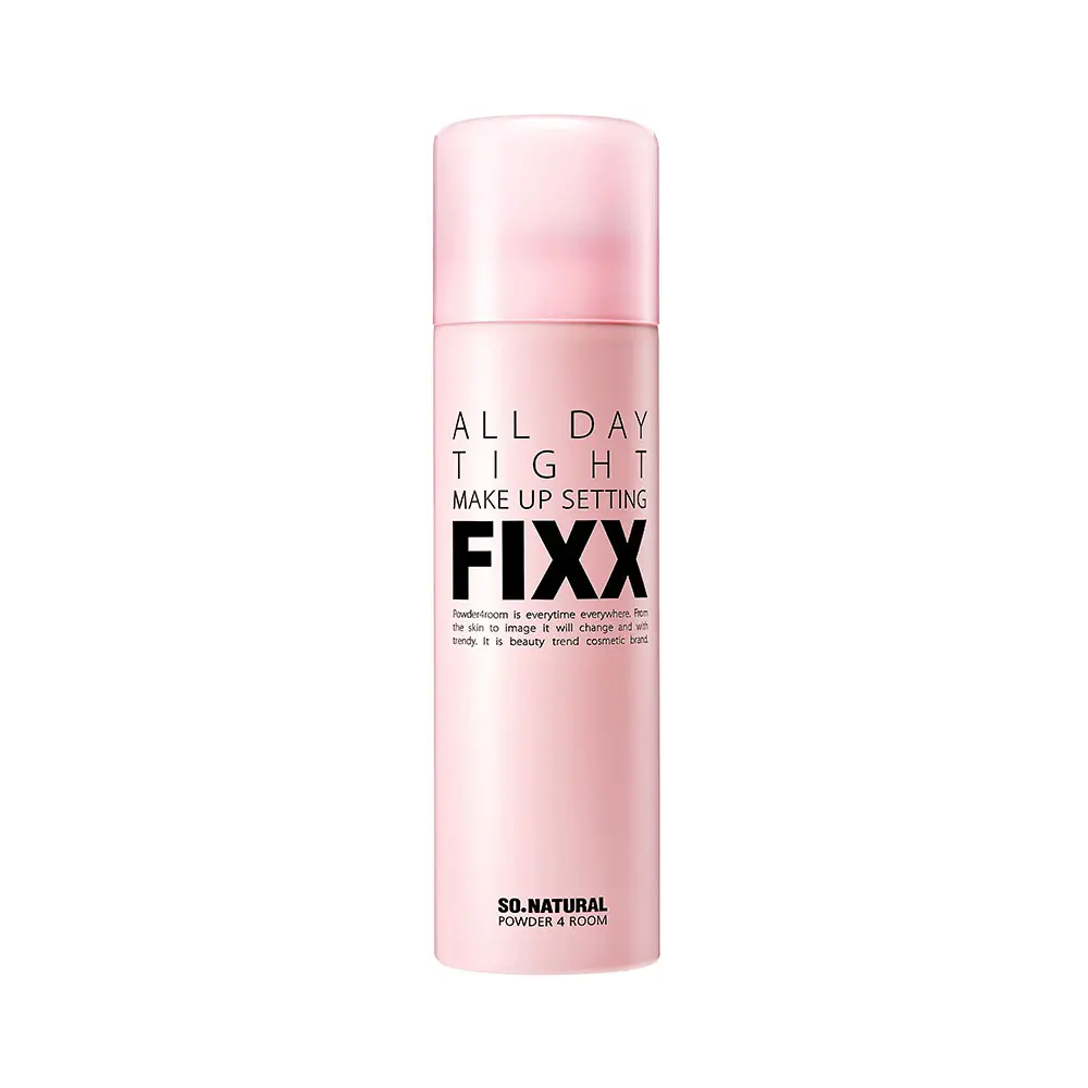 So Natural All Day Tight Make Up Setting Fixx 75 ml - Long-Lasting Hydrating Setting Spray for Smooth, Fresh Makeup All Day Korean Scent