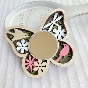 Tealight Candle Holder featuring a butterfly motif—perfect for Easter, Mother's Day, or Valentine's Day decor, or as a festive gift. An ideal home accent and a versatile spring decoration suitable for a variety of holidays.