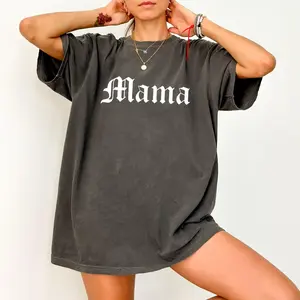 Old English Mama Shirt: Gothic Mom Oversized Tee
