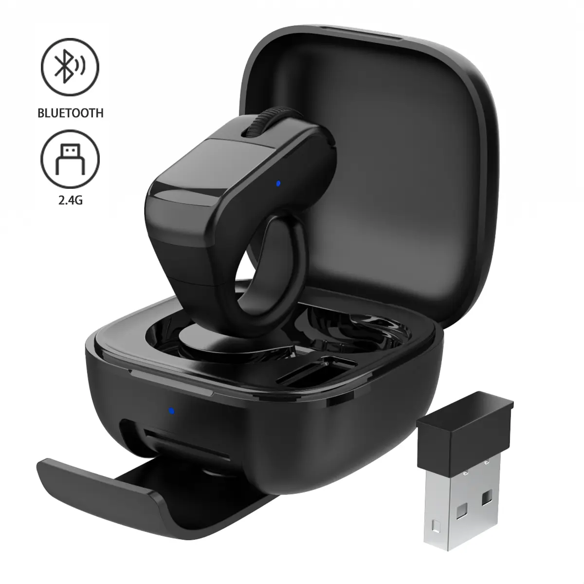Black （With a USB receiver）