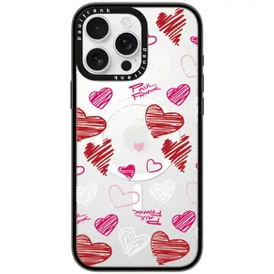 Paul frank Compact iPhone 12 13 14 15 16 17 Pro Max Case CaseDesign Compatible with MagSafe [2X Military Grade Drop Protection/Slim/Lightweight] Clear Black A349 Wireless Smartphone Cover