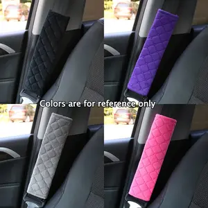 Car Seat Belt Protector - Soft Shoulder Support Pad for Enhancing Driving Comfort, Car Comfort Accessories | Fashion Car Accessories | Soft Shoulder Pad, Seat Belt Cover