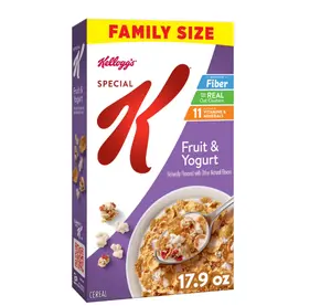 Fruit and Yogurt Breakfast Cereal, Good Source of Fiber, Family Size, 17.9 oz