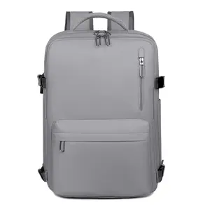 Travel Backpack for Women, 15.6 Inch Laptop Backpack with USB Charging Hole, College Bookbag, Large Capacity Black Computer Backpacks for Work