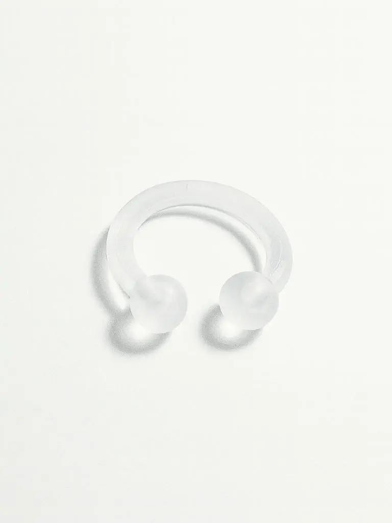 Essential Oil Nasal Aroma Ring - Lightweight Soft Wearable Aromatherapy Tool for Adults, Compatible with Peppermint Oil