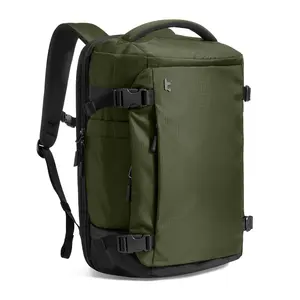 tomtoc Travel Backpack 40L, TSA Friendly Flight Approved Carry-on Luggage Hand Water-resistant Lightweight Business Rucksack, Durable Large Weekender Bag Daypack Fits 17.3 Inch Laptop