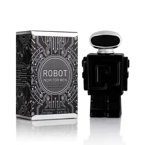 Urban Collection Robot Noir for Men Eau De Parfum - Bold Woody Fragrance with Cardamom Lavender & Vetiver | 100ml Spray in Gift-Ready Box