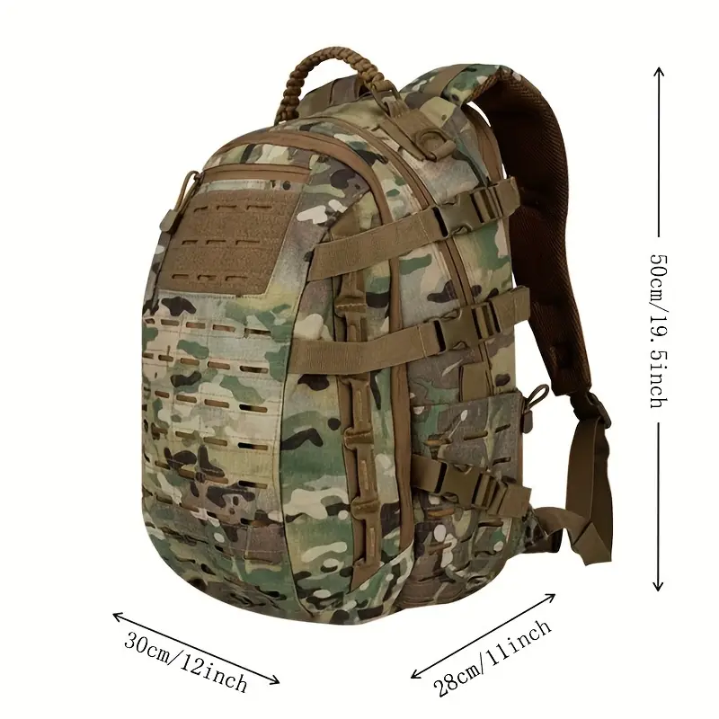 Commuter computer bag tactical backpack mountaineering hiking outdoor bag camouflage double shoulder dragon egg bag YAKEDA