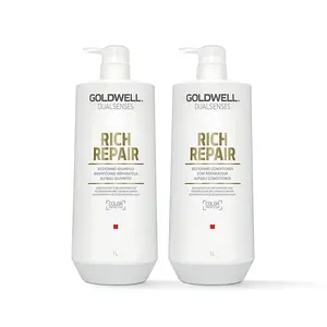 Goldwell Dualsenses Rich Repair Restoring Shampoo & Conditioner Duo - Liter ($85 Value)