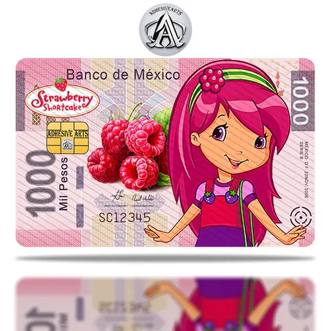 SBSC Raspberry Tart Debit Card Skins - High Quality Vinyl for Customization and Personalization