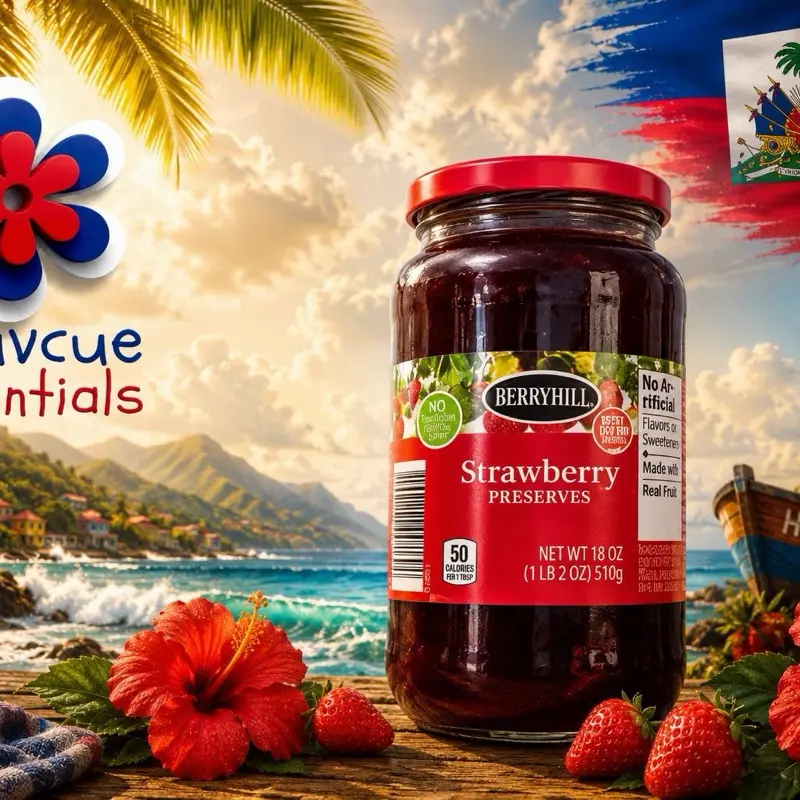 Berryhill Strawberry Preserves – 18 oz | Sweet Strawberry Fruit Spread