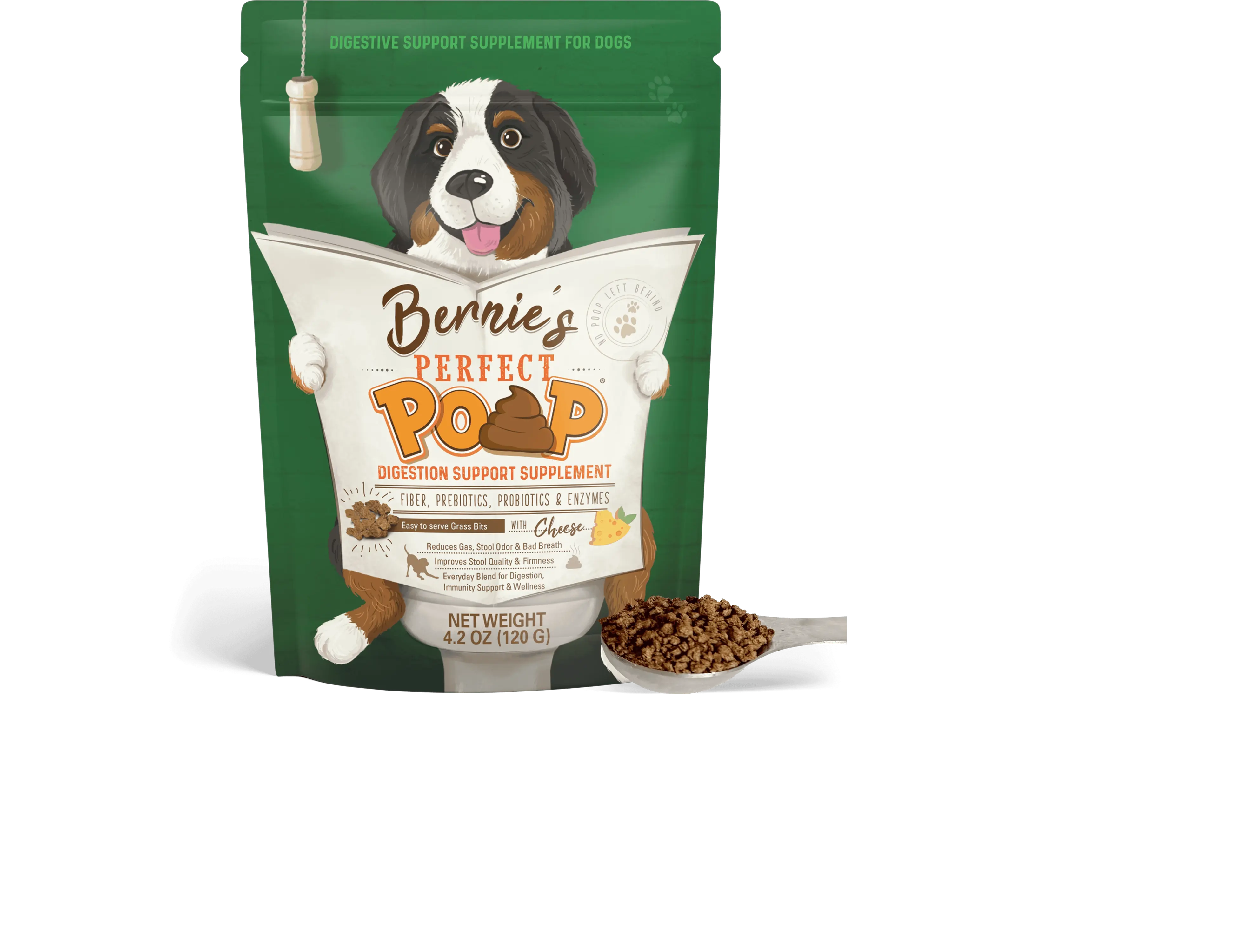 Bernie's Perfect Poop (4.2 oz, Cheese, 3-Pack)