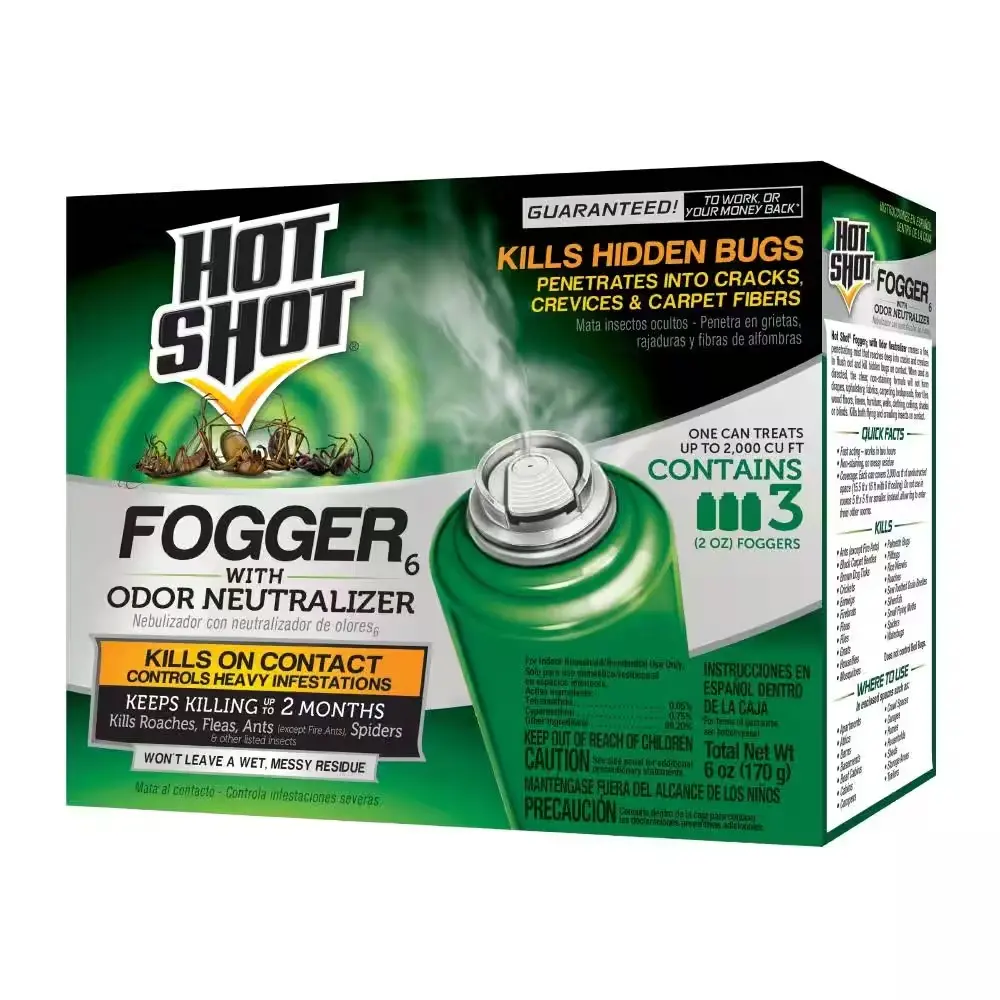 HotShot Hot Shot Insect Fogger Aerosol With Odor Neutralizer Package Of 3