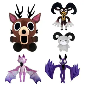 Cute Deer Plush Toy Soft Stuffed Animal Doll Anime Game Plush Gift for Kids Birthday Christmas Decor