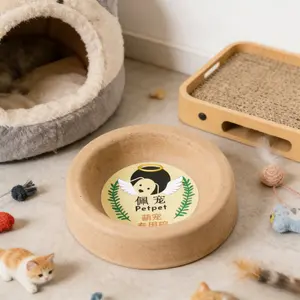 Pet Memorial Gift – Realistic Faux Pet Bowl Tribute | Rainbow Bridge Sympathy Gift for Gift for Dog, Cat & Small Pet Loss