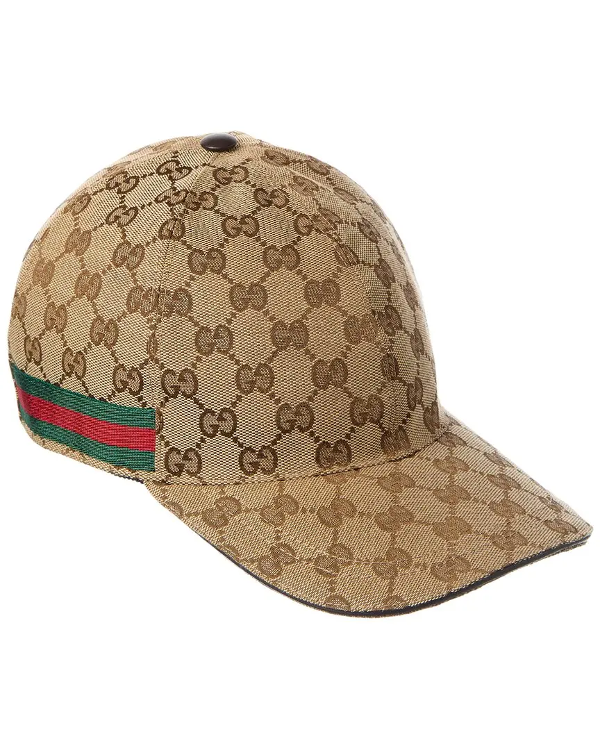 Gucci Original GG Web Canvas Baseball Hat