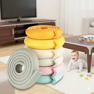 Upgraded L-Shaped Corner Guards: Extra Thick Self-Adhesive Waterproof Bumpers, Child Safety Toddlers Soft Edge Protectors, Anti-Peel Furniture Padding, Cut-to-Fit Table Edge Cushions for Home Safety
