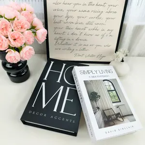 Modern Foldable Decorative Fake Books Set, Classic Luxurious Paper Bookends, Stackable Desktop Fashion Decoration, Home Room Aesthetic Ornament, Bookshelf Accessory