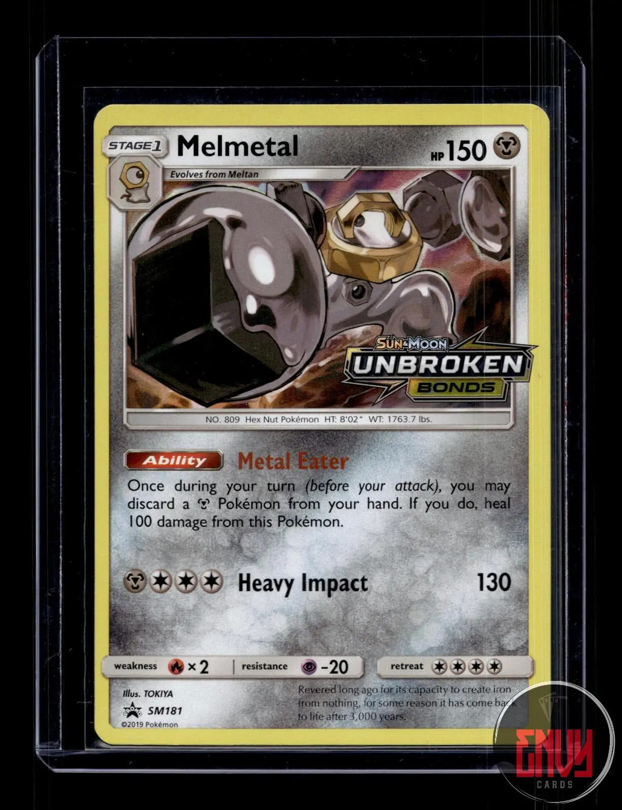 Melmetal - (Prerelease) Near Mint SM181 Promo Sun & Moon Promo Pokemon Holo