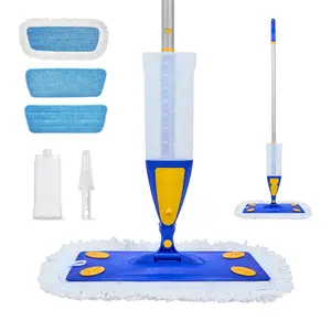 Spray Mop With Refillable Water Tank And Washable Microfiber Pad For Hardwood Floors, Easy Trigger Spray Mechanism, Replaceable Mop Pad, Lightweight Floor Cleaning Tool For Tile, Linoleum, Vinyl, And Wood Surfaces, Durable