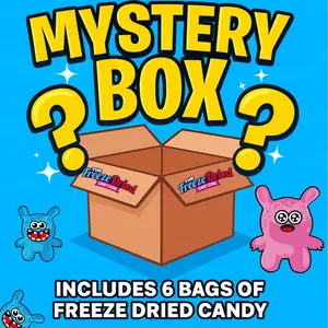 FREEZE CANDY MYSTERY BOX - 6 Bags of Freeze Dried Candy Included - The Freeze Dried Candy Store -  Bonbon, Snack, Sweet