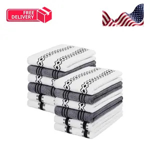 Microfiber Cleaning Cloth, Kitchen Towels 12 Pack, Lint Free