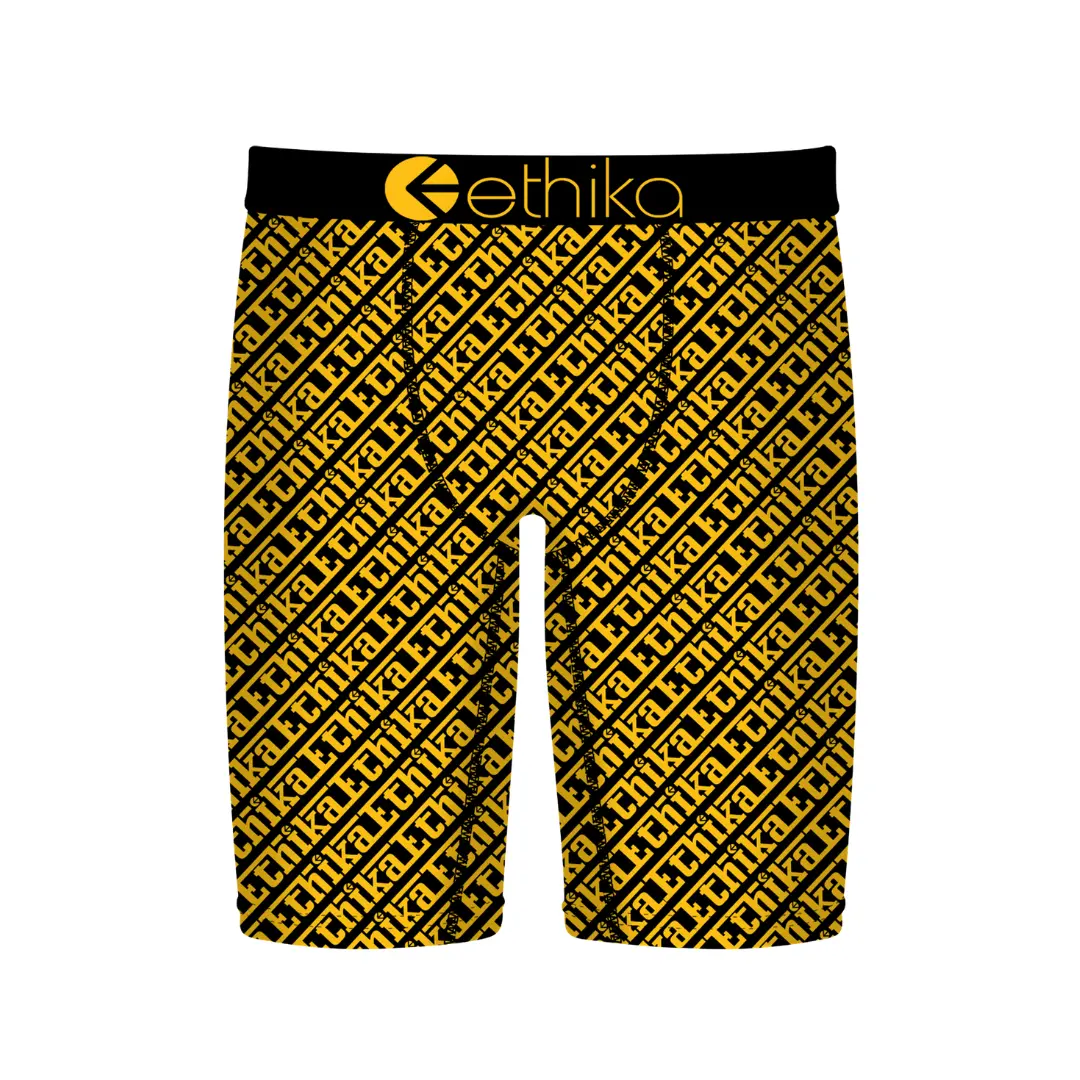 ETHIKA Men's Velocita Staple Menswear Shorts, Soft Cotton-Spandex Fabric Underwear Bottoms